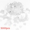 LFCFBH 5000PCS Biodegradable Confetti Wedding, White Confetti for Weddings, Decorations