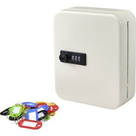 sygonix Key Cabinet SY-4737738 Number of Hooks 20 White