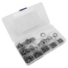 ANCLLO 300 Pcs Stainless Steel Star Tooth Lock Washers Assortment,