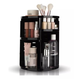 Masirs Organizador De Maquillaje Giratorio 360: Estante Ajustable Y
