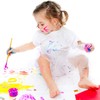 Outus 24 Pcs EVA Painting Sponges Foam Painting Stamper Double-Side