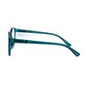 SA106 Round Thin Keyhole Horn Rim Plastic Reading Glasses Teal
