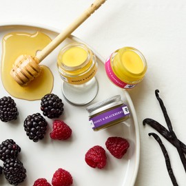 Bee Good 100% Natural Honey & Vanilla Moisturing Lip Balm with British Beeswax and Honey, 1 Jar 10g