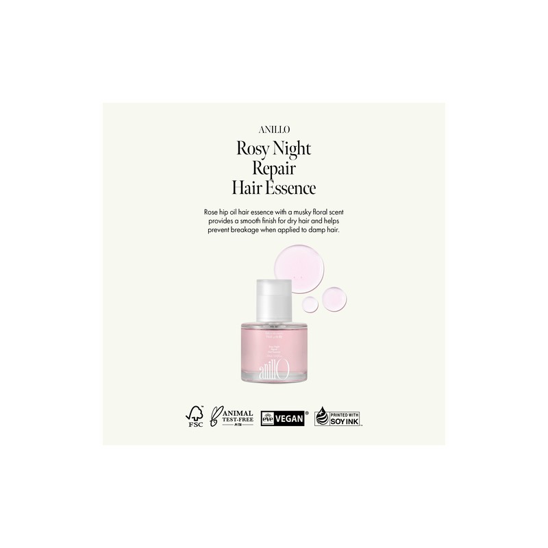 anillo [anillo]Rosy Night Repair Hair Essence 50ml