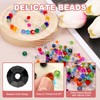 PATIKIL 1000pcs 4mm Bicone Glass Crystal Beads, Faceted Glass Spacer