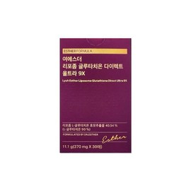 SellerHub 에스더포뮬러 여에스더 리포좀 글루타치온 울트라 9X 370mg 30매/mjc (S39378337) Esther Formula Ye Esther Liposome Glutathione Ultra 9X 370mg 30 Sheets/mjc (S39378337)