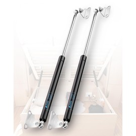 ARANA Gas Struts 28 inch 100 lbs with Brackets, 28" 445N Lift Shocks, Heavy Duty Gas Spring Prop for Truck Bed Cover Travel Trailer Door Boat Hatches, 2PCS