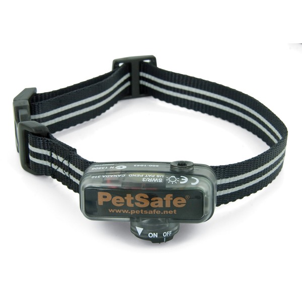 PetSafe Elite Little Dog In-Ground Pet Fence and Waterproof Receiver Collar, Tone and Static Correction, for Pets 5 lb. and Up, Reflective Collar Strap