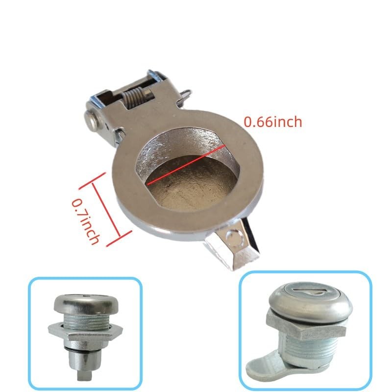 4PCS Cam Lock Dust Cover Waterproof Cover for Tool Box