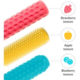 FLUXY Oral Motor Tool Therapy Sensory Motor Aid with 3 Unique Textures Combo 3 Pack