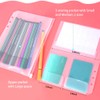 FANDAMEI A5 6-Hole Refillable Notebook Accessories Set - 2 Pack