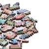 100 Piece Wooden Animal Jigsaw Puzzle Round Shaped Educational Hand