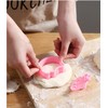 Cute Kitty Cookie Cutter, 4-Piece Cookie Cutter Set with Embossing