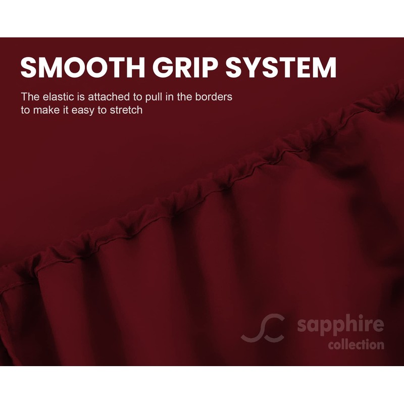 Sapphire Collection Fitted Sheet Non Iron Percale 180 Thread Count