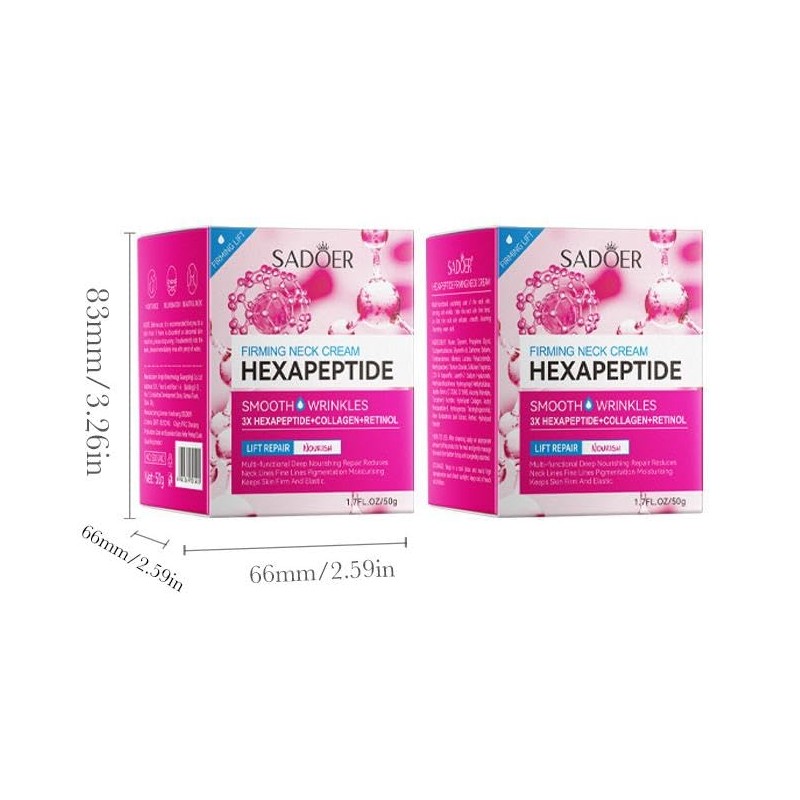 Hexapeptide neck cream moisturizing neck cream to remove neck wrinkles