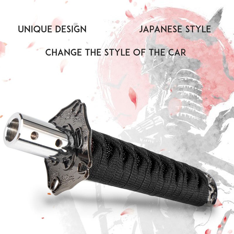 HTRACING Katana Gear Shift Knob Samurai Sword Shifter Knob Universal