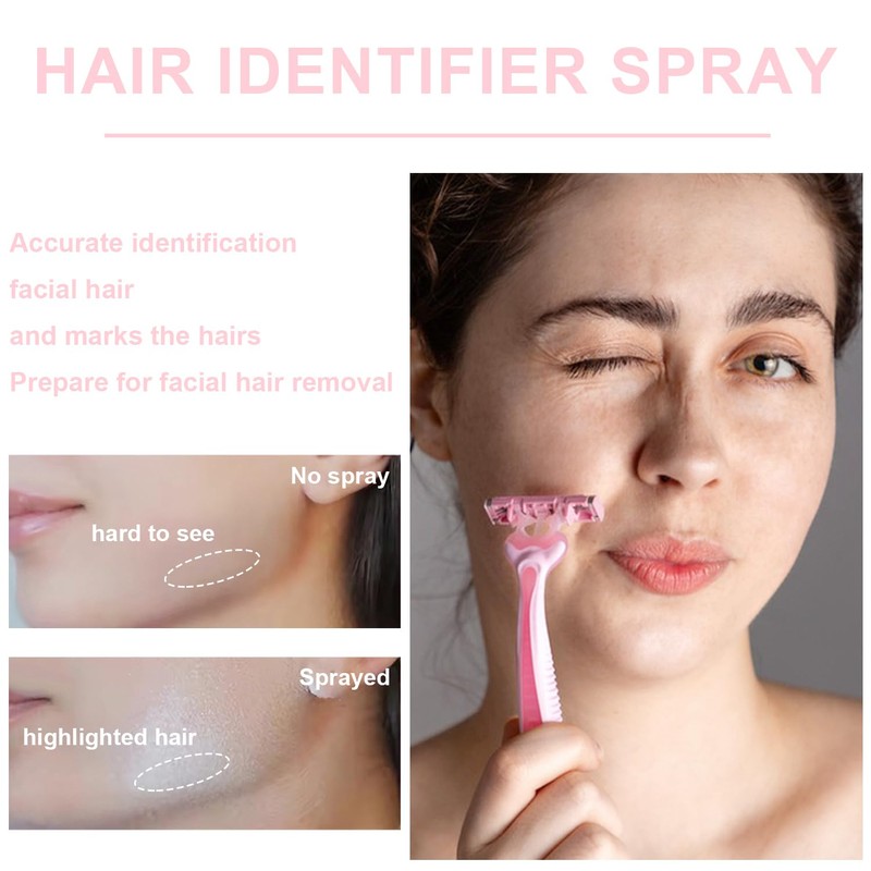 Hair Identifier Spray for Face Shaving,Moisturizing and Skin Care Dermaplaner
