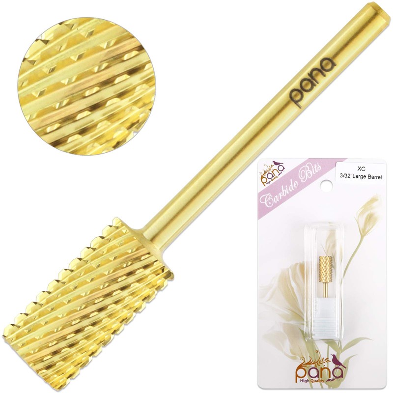 PANA Flat Top Large Barrel 3/32" Shank Size - (Gold,