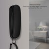 Wall Mountable Telephone Multifunctional Clear Sound Corded Landline Phone for