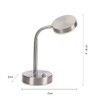 Just Light Flexo LED Table Lamp Desk Lamp Reading Light