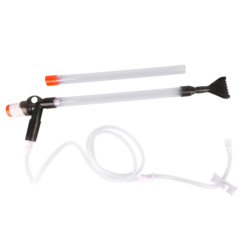 Manual Aquarium Water Changer Safe Efficient Fish Tank Gravel Cleaner