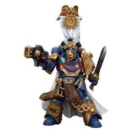 JOYTOY Warhammer The Horus Heresy 1/18 Action Figure Ultramarines Legion Praetor with Power Sword and Volkite Serpenta Collection Model Birthday Gift