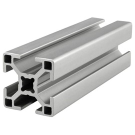 8020, 30-3030, 30 Series 30mm x 30mm Aluminum T-Slotted Extrusion T Slot Extruded 80/20 Profile Bar (455mm, Clear Anodize)