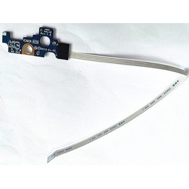 CSEZWASM Power Button Board Replacement for Dell Inspiron 17" 17-5000 Series 5755 5758 5759 Inspiron 14 5455 T2CVC 0T2CVC LS-B845P with 8 inch Long Cable