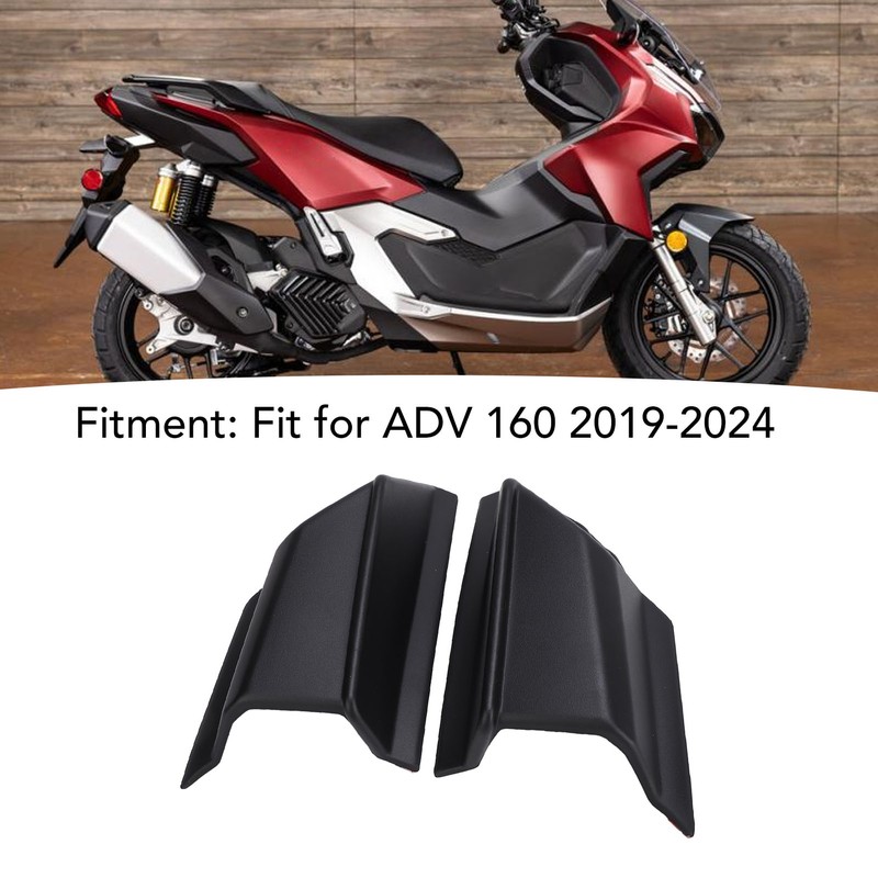 1 Pair Motorcycle Front Spoiler ABS Impact Protection Side Fairing