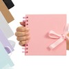 Scrapbook Photo Album Spiral Bound for Wedding Couple Travel Memory