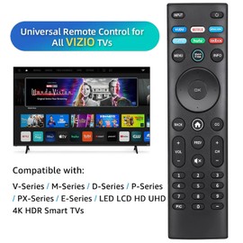 Universal Remote Control XRT140 Compatible for All VIZIO Smart TV D-Series M-Series P-Series V-Series E-Series OLED-Series XRT136 XRT260 Remote Replacement