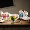 Villeroy und Boch NewWafe Cafè Kaffeebecher (Geschenkkarton), Premium Porzellan, Green,