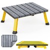 Marudina Large Platform RV Step with Cloth Cover and Anti-Slip