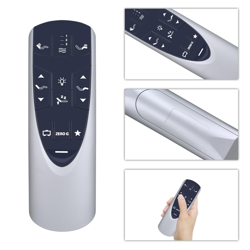 GWVEE Replacement Remote Control for Tempur-Pedic Ergo/Ergo Extend Compatible with