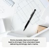 Uniball Kuru Toga Elite Mechanical Pencil Starter Kit with Silver