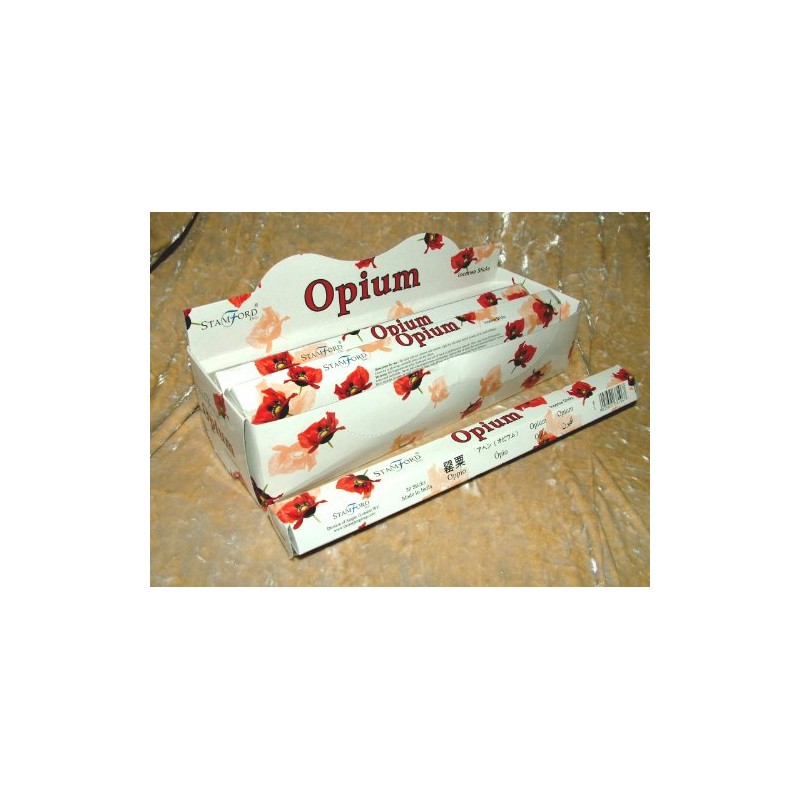 Opium Incense Sticks Display Box of 120 - 6 tubes
