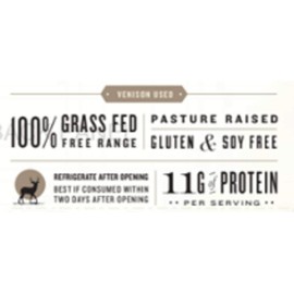 EPIC Venison & Beef Bites Keto Friendly, Whole30, 8 ct, 2.5 oz Pouches