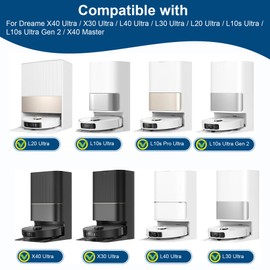 L40 Ultra Tricut Brush Replacement: for Dreame X30 Ultra/X40 Ultra/L30 Ultra/L20 Ultra/L10s Ultra/L10s Pro Ultra/X40 Master/ Robot Vacuum, MOVA S10/S10 Plus/P50 Pro/P10/P10 Pro Ultra Roller 1-Pack