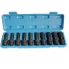 Voyager Tools 10 Piece Flex Head Deep Impact Socket Set