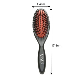 Handmade in Germany - Nylon and Boar Hair Brush Since 1869 - Hair Brush for Normal to Thick Hair, Travel and Kids, (Small)