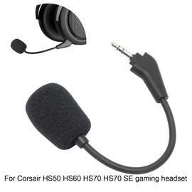 Haosie Replacement Game Microphone, Noise Cancelling Mic, Gaming Headphones Mic, Compatible with HS50, HS60, HS70, HS70 SE