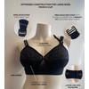 Playtex Bra Woman Cross Your Heart Lace 0165 x1, Black,