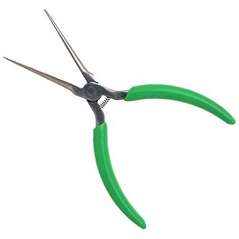 Xcelite - Plier, 6", Extra Long, Needle Nose (NN7776GN), Multicolor