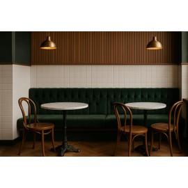 Tenedos 4 1/4 inches Glossy Ceramic Tile – Box of 10, Ideal for Bathroom Walls, Kitchen Backsplashes, and Shower Accents, Easy to Clean, Timeless Look – White