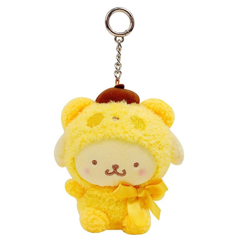 5Pcs Anime Figure Plush Toy Keychain Set Cute Stuffed Animal