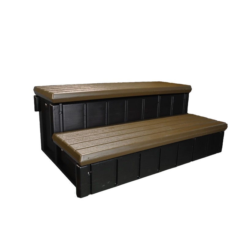 Confer Plastics Two Tier 36" Wide Deluxe Hot Tub Step.