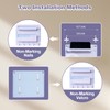 JUMEIHUI Bedside Shelf Wall Mount, Adhesive Bedside Shelf Accessories Organizer