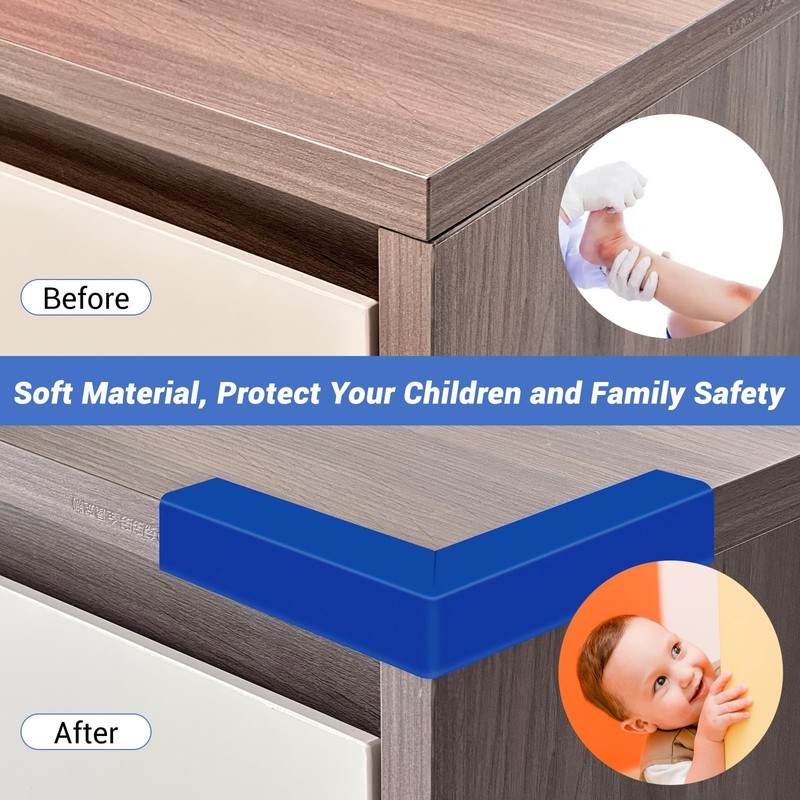 Wall Corner Protector, Peel and Stick Wall Corner Trim, Flexible