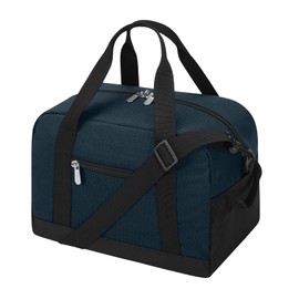 Small Gym Bag Carry On Bag - 12 inch Mini Duffle Bag Lightweight for Overnight Travel-Navy Blue