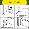 Tanbupu 115PCS Cam Locks for Furniture,3-in-1 Eccentric Hardware Wheels, Cam